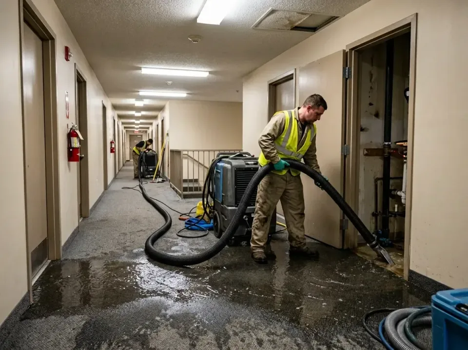 multi-unit-apartment-hallway-f-005 — frequently asked questions, Emergency Burst Pipe Water Extraction & Removal in Canastot…